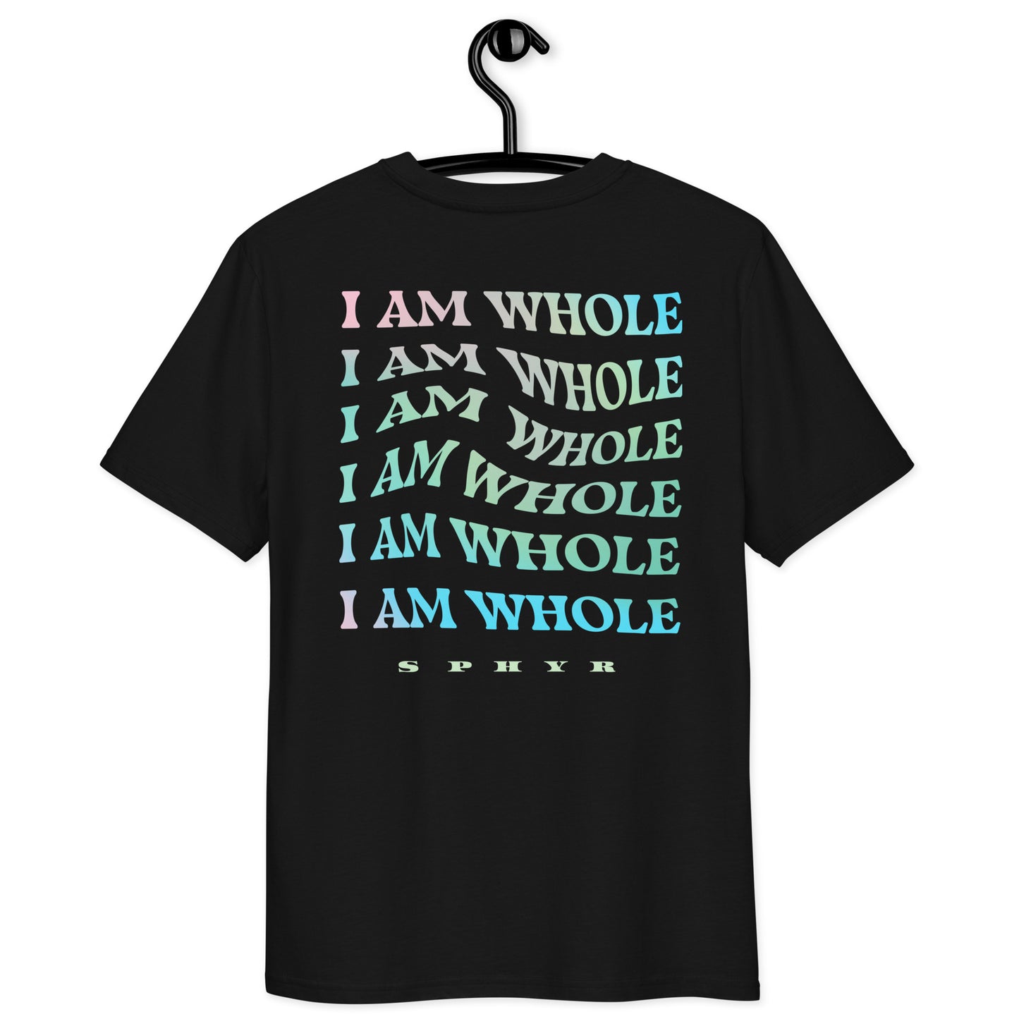 "Wholy" T-Shirt with affirmations