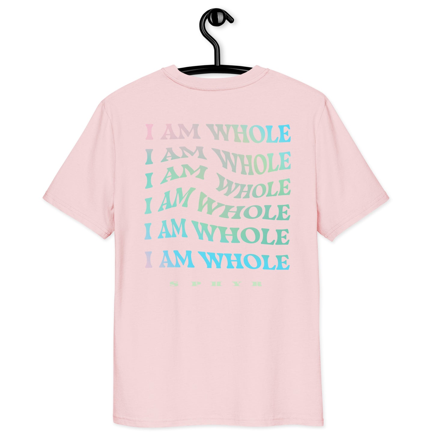"Wholy" T-Shirt with affirmations
