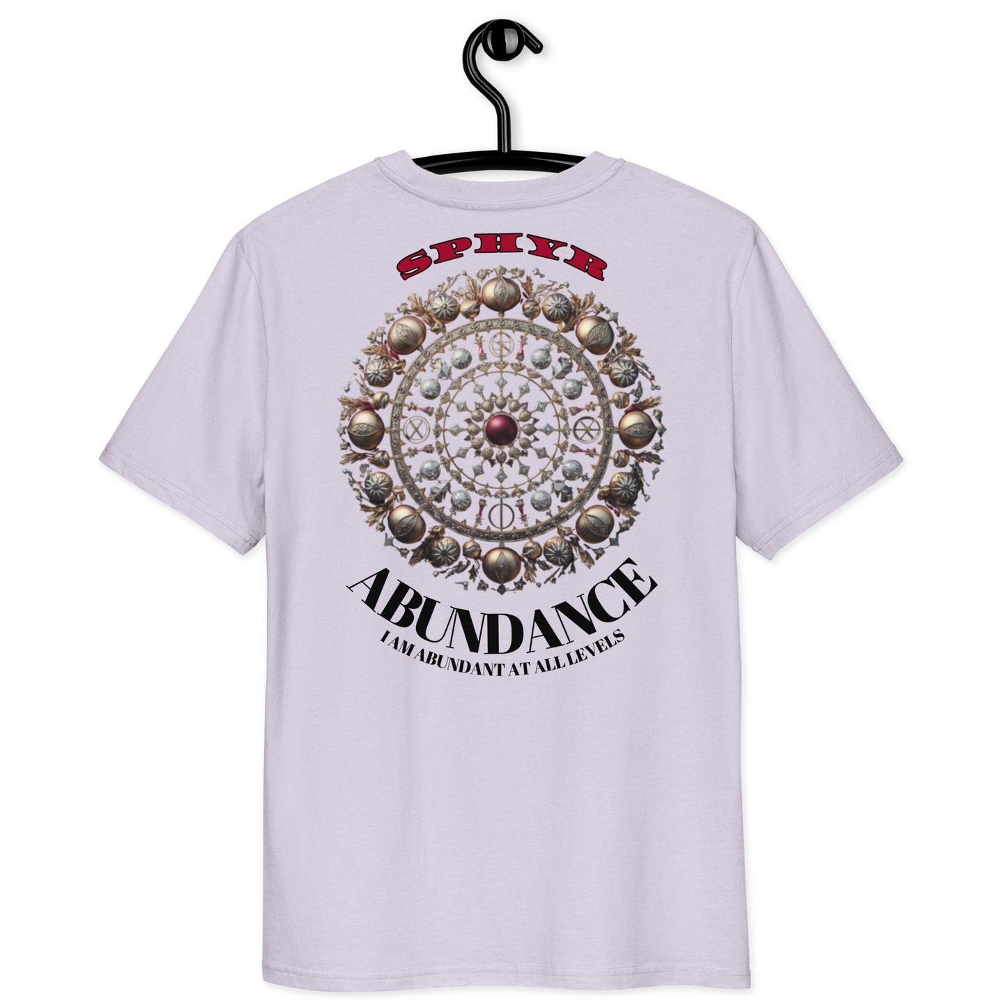 "Abundance" T-shirt with Affirmations