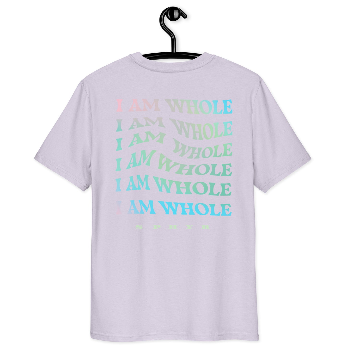 "Wholy" T-Shirt with affirmations