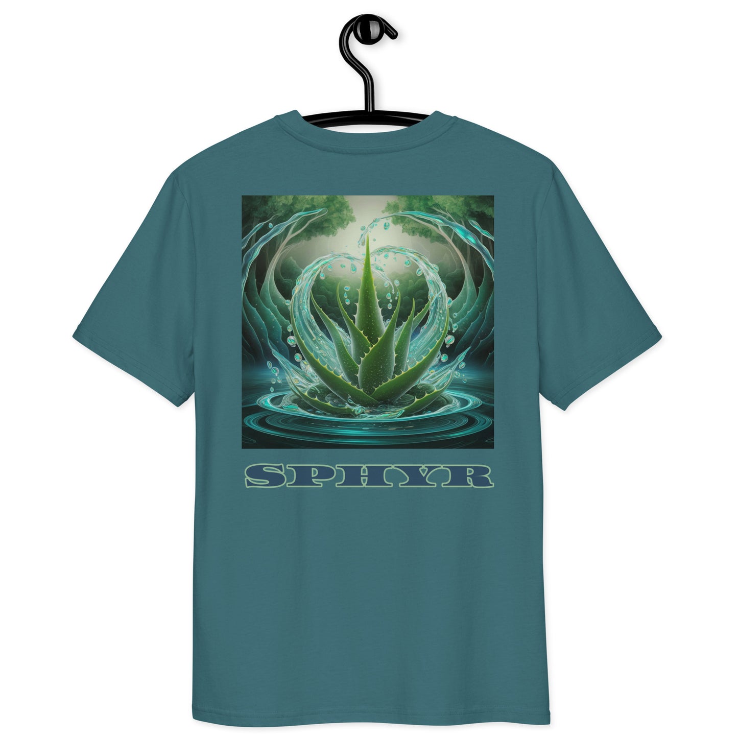 "aloe you vera much"Print T-shirt