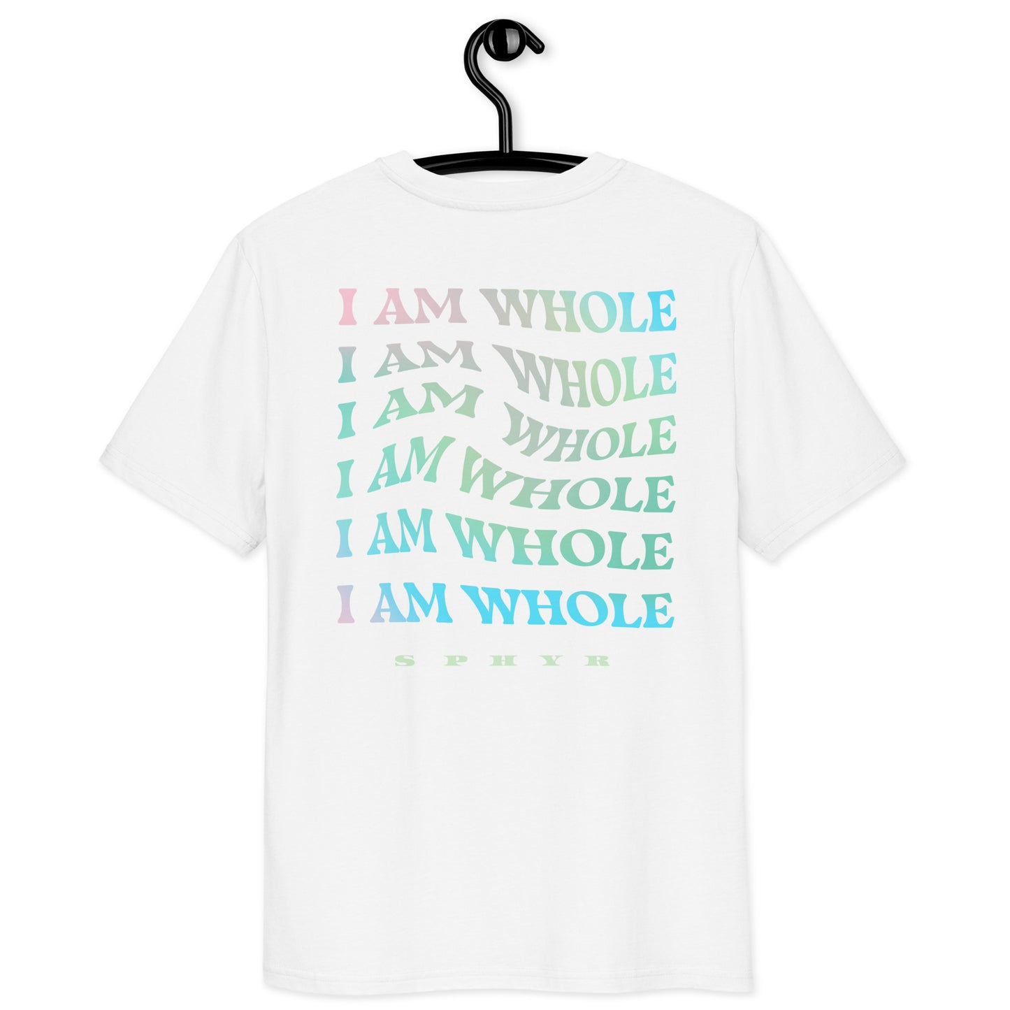 "Wholy" T-Shirt with affirmations