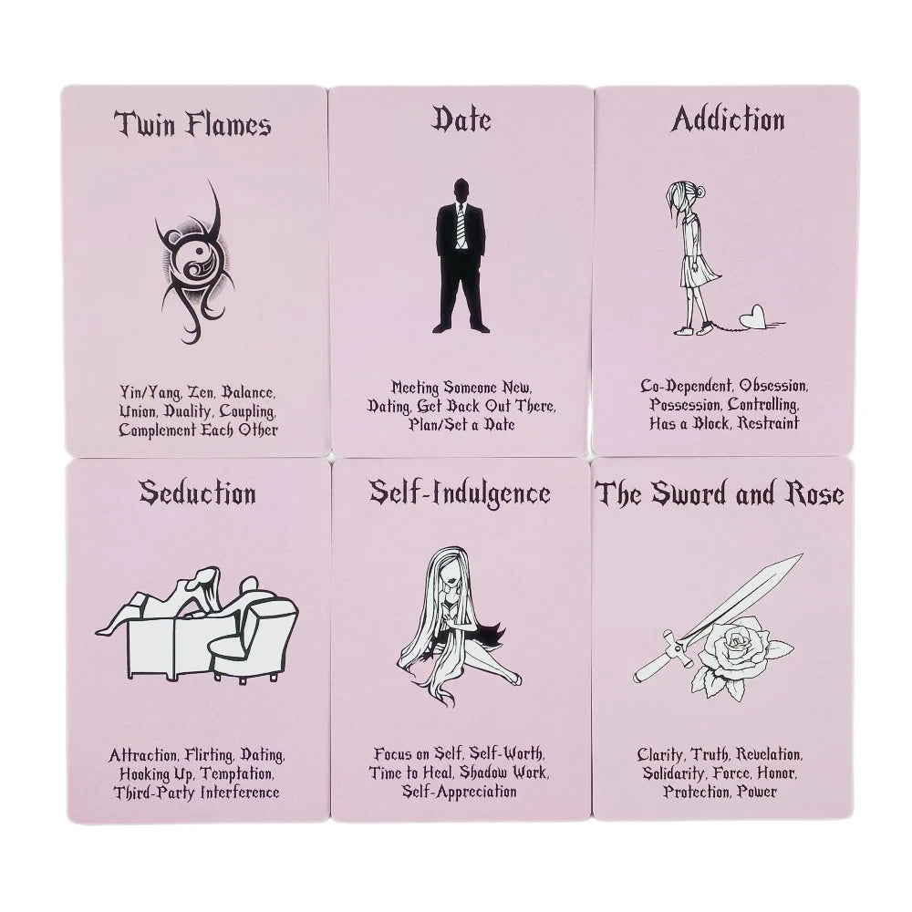 Pink Love Oracle Tarot Complement Deck