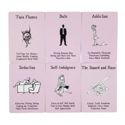 Pink Love Oracle Tarot Complement Deck