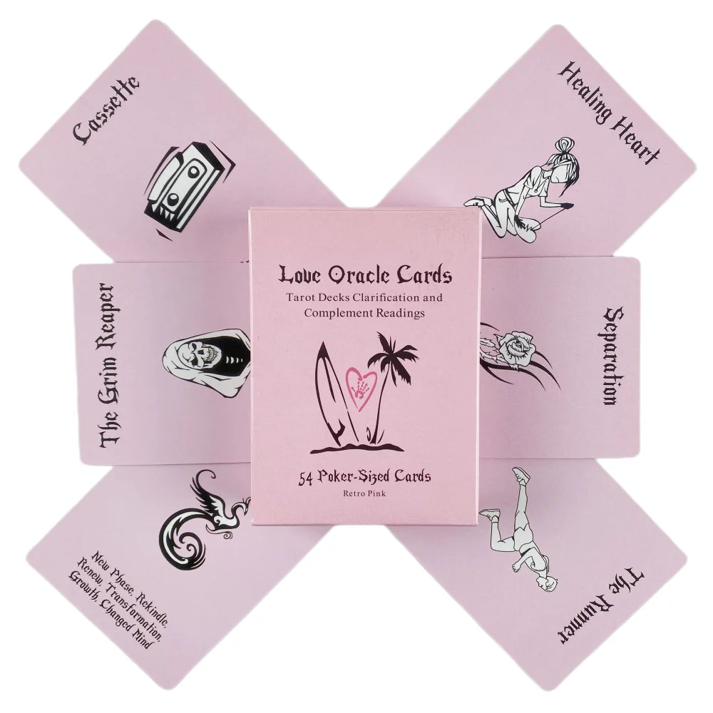 Pink Love Oracle Tarot Complement Deck