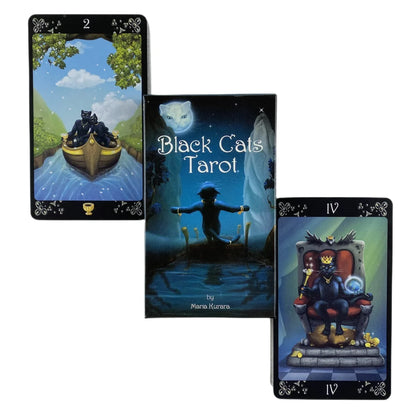 Black Cats Tarot Cards