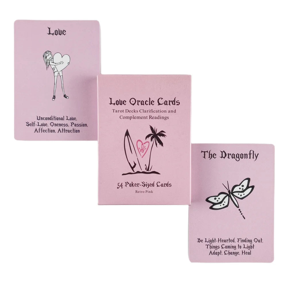 Pink Love Oracle Tarot Complement Deck