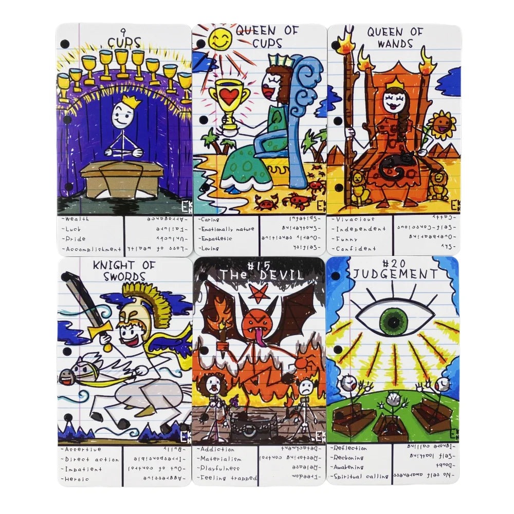 Doodle Tarot Cards Deck