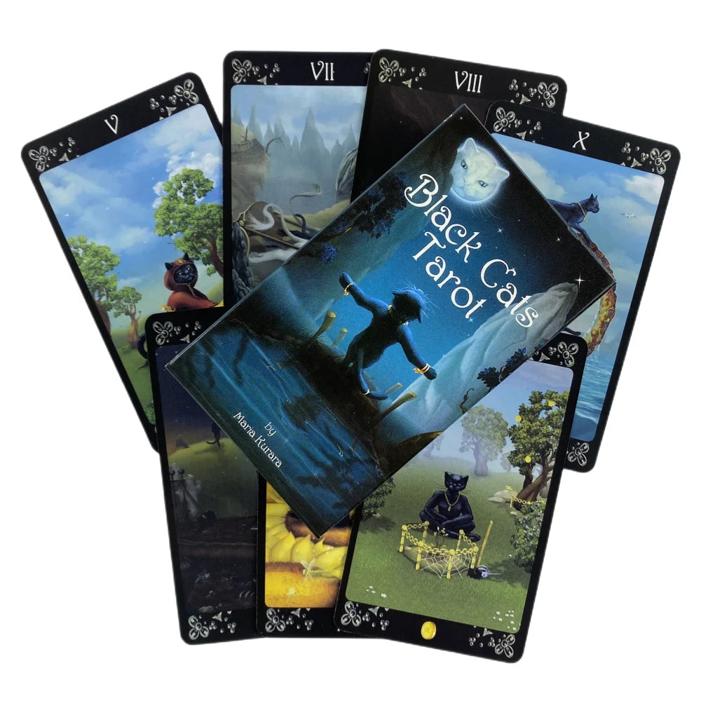 Black Cats Tarot Cards