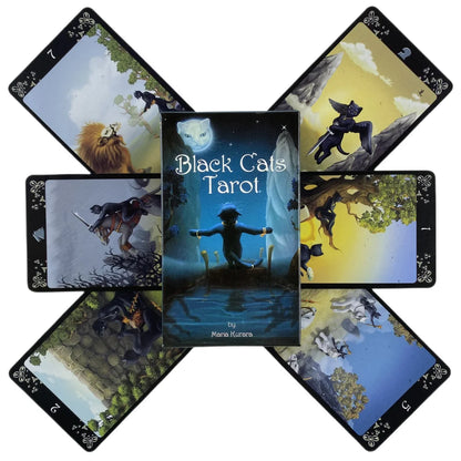 Black Cats Tarot Cards