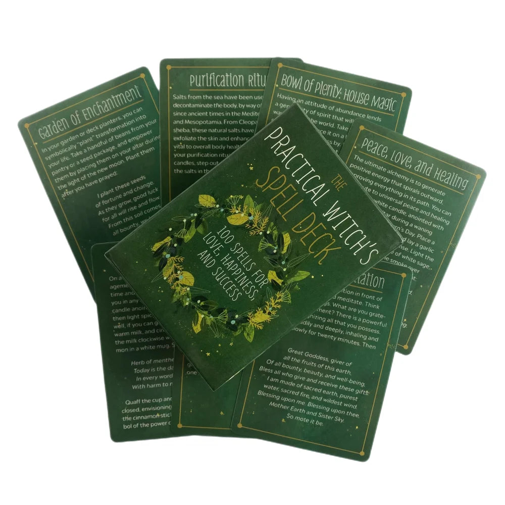 The Practical Witchs Spell Deck Tarot Cards