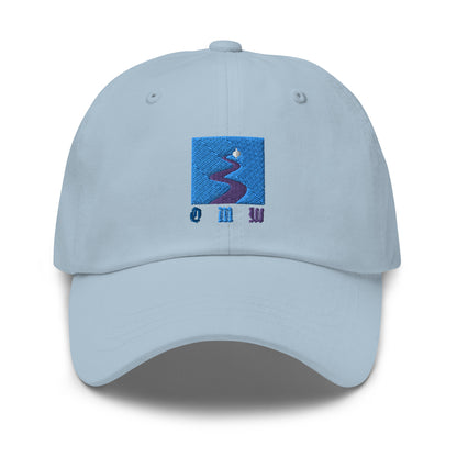 "On my way" blue Cap