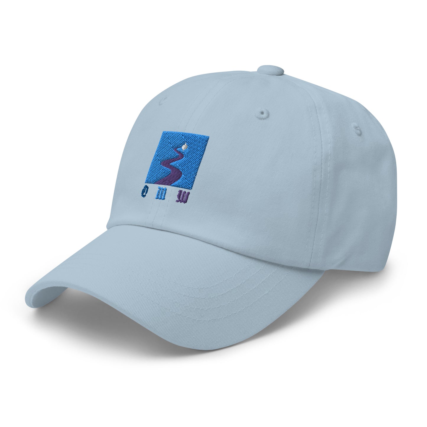 "On my way" blue Cap