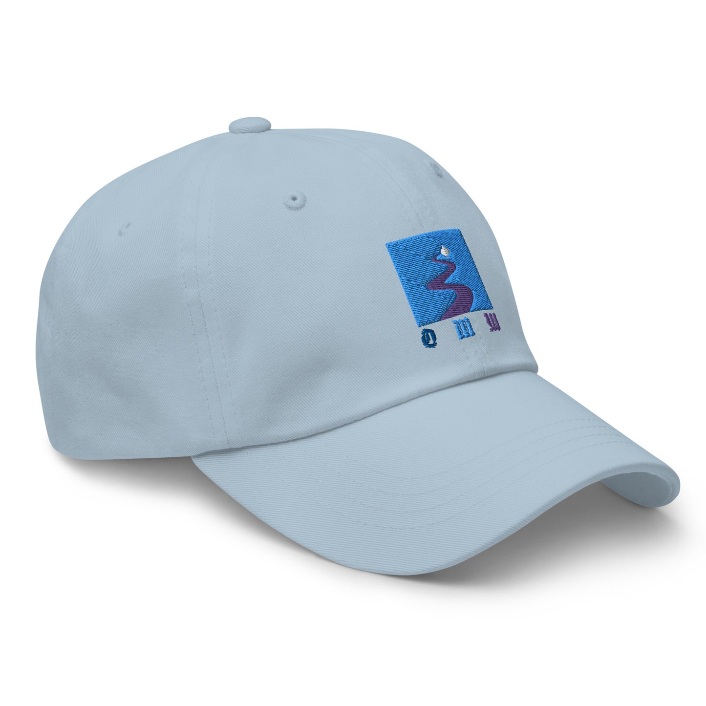 "On my way" blue Cap
