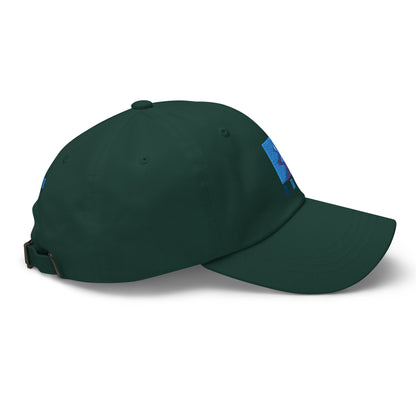 "On my way" blue Cap