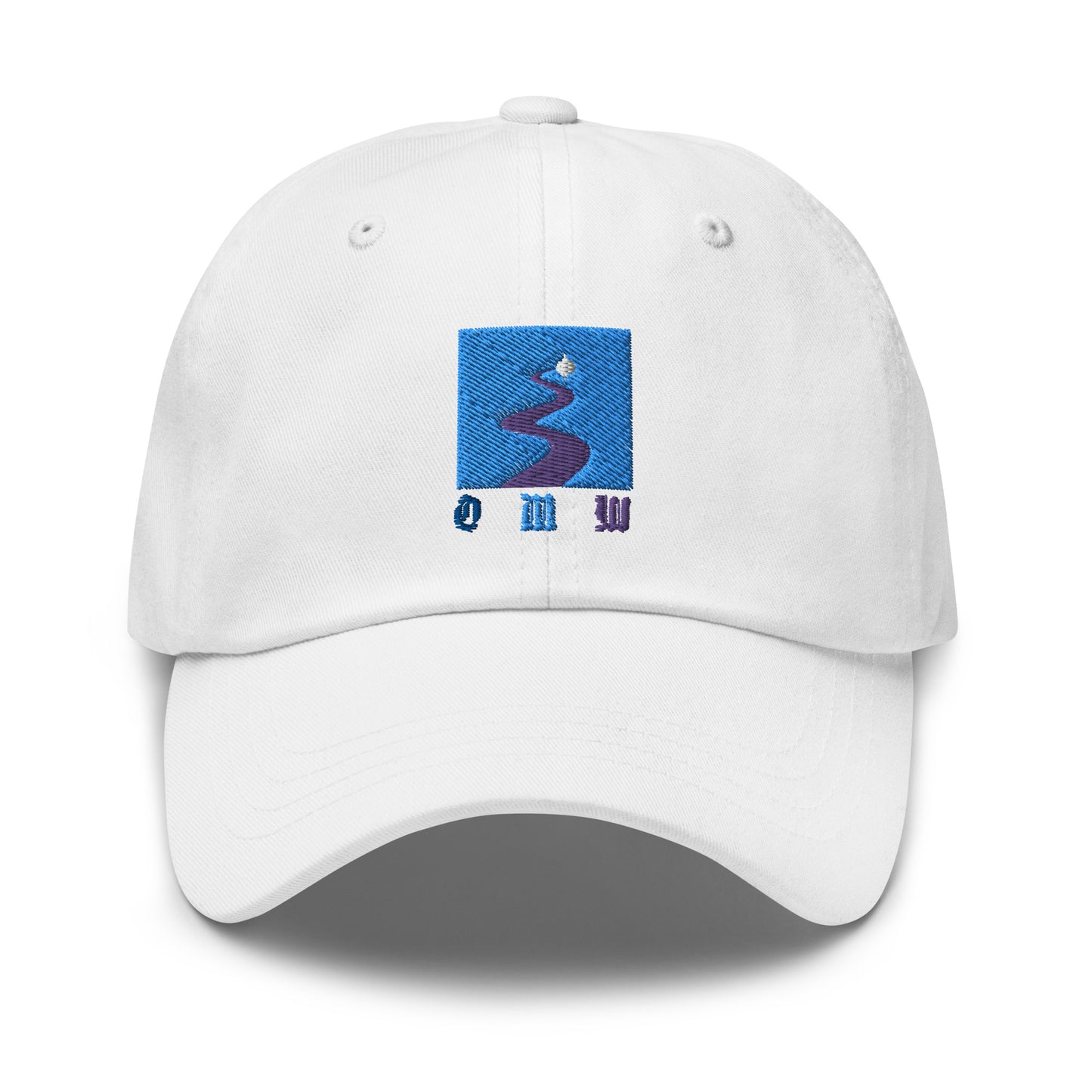 "On my way" blue Cap