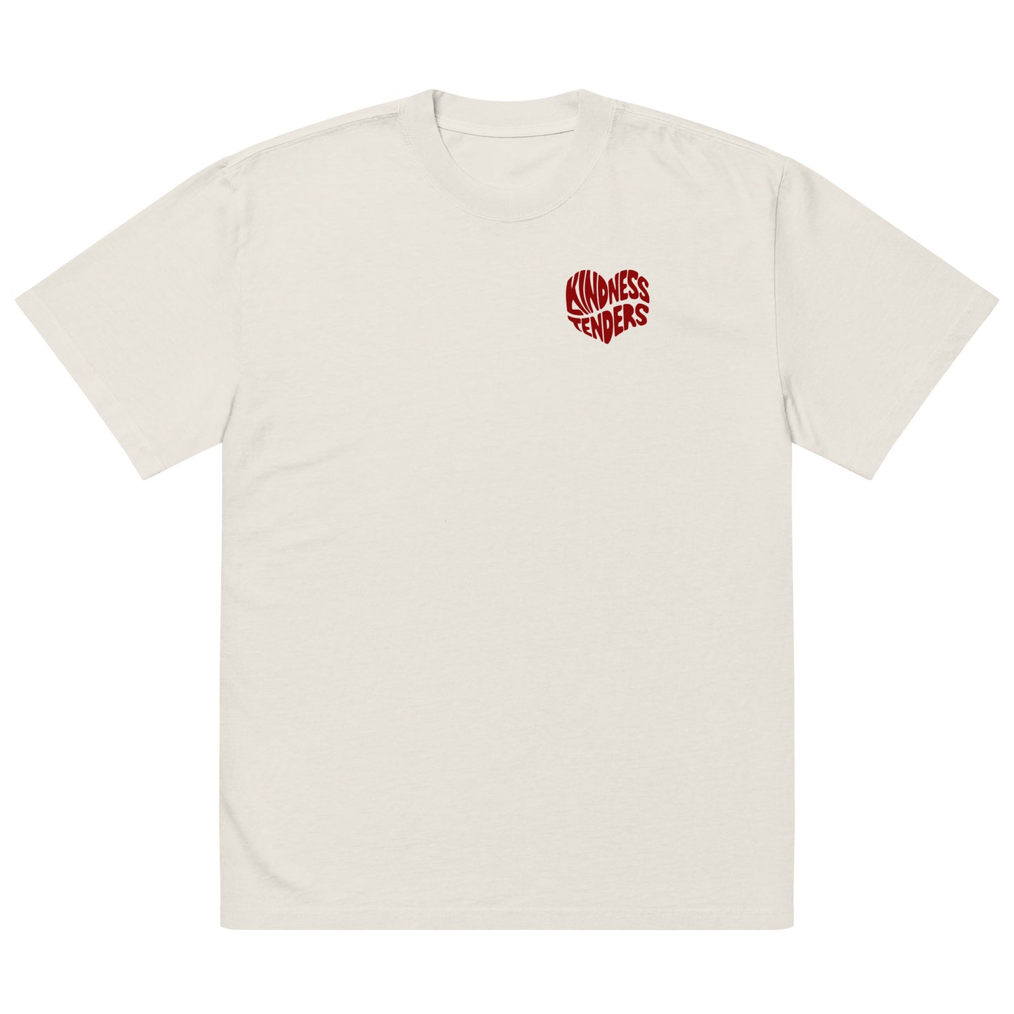 Oversized "kindness tenders" T-shirt