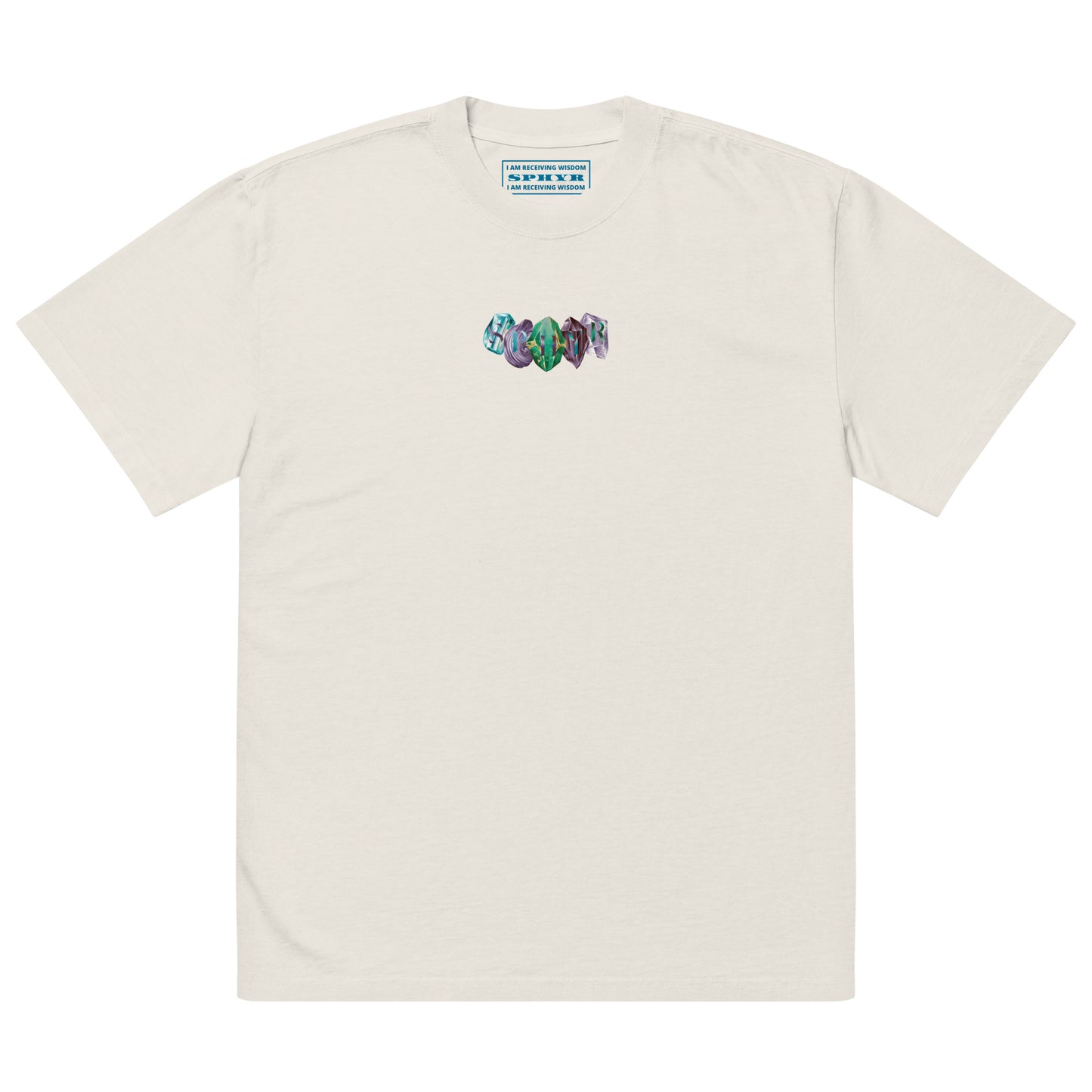 Oversized "I AM" Wisdom T-shirt with affirmations