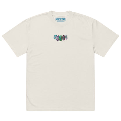 Oversized "I AM" Wisdom T-shirt with affirmations