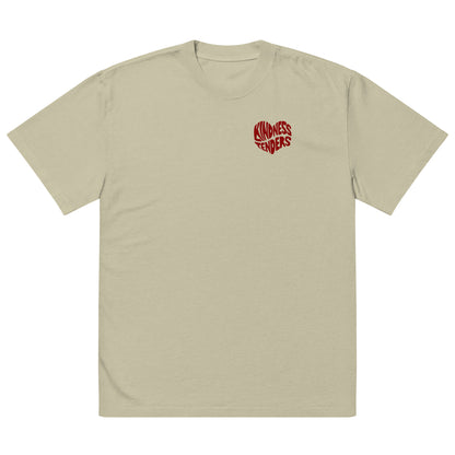 Oversized "kindness tenders" T-shirt