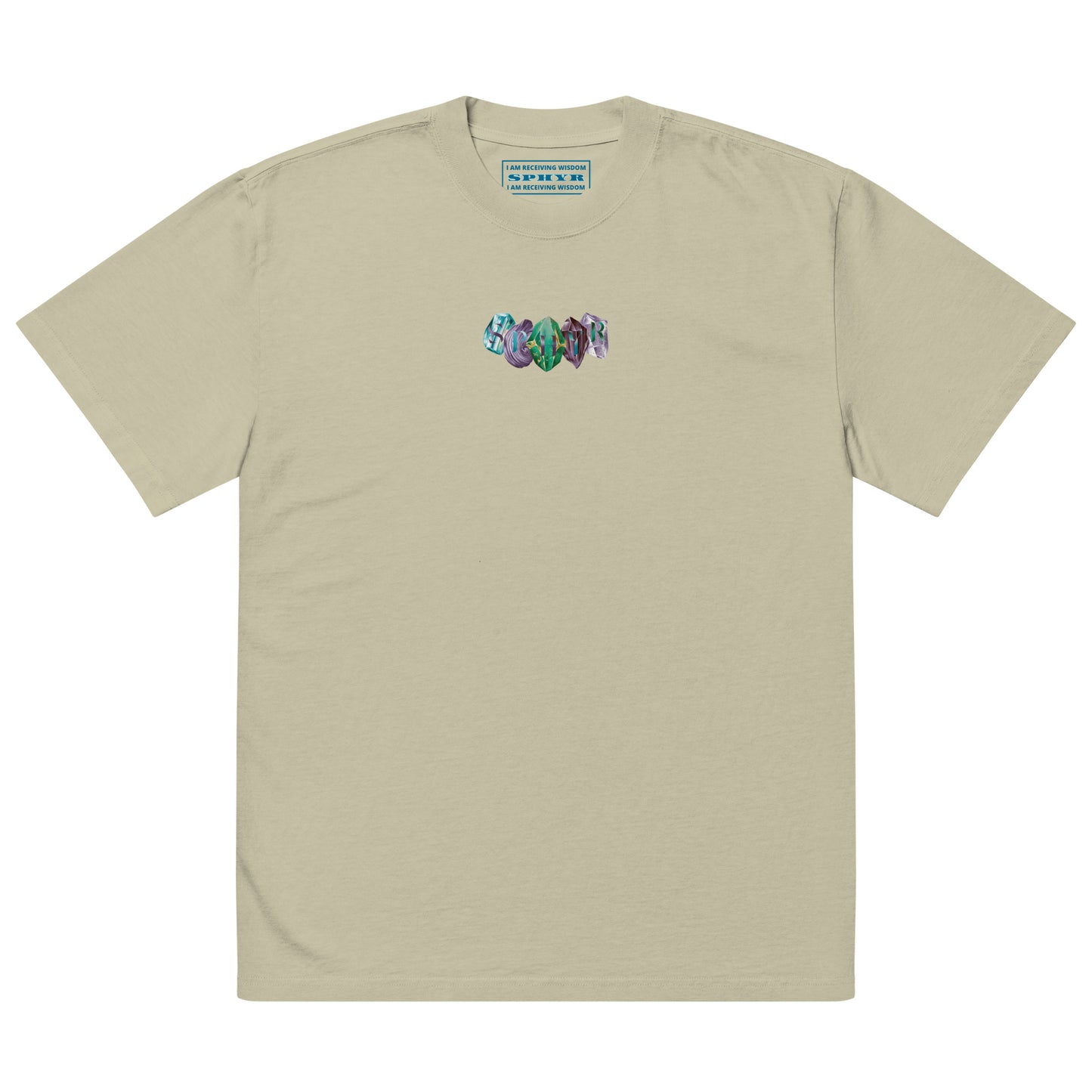Oversized "I AM" Wisdom T-shirt with affirmations