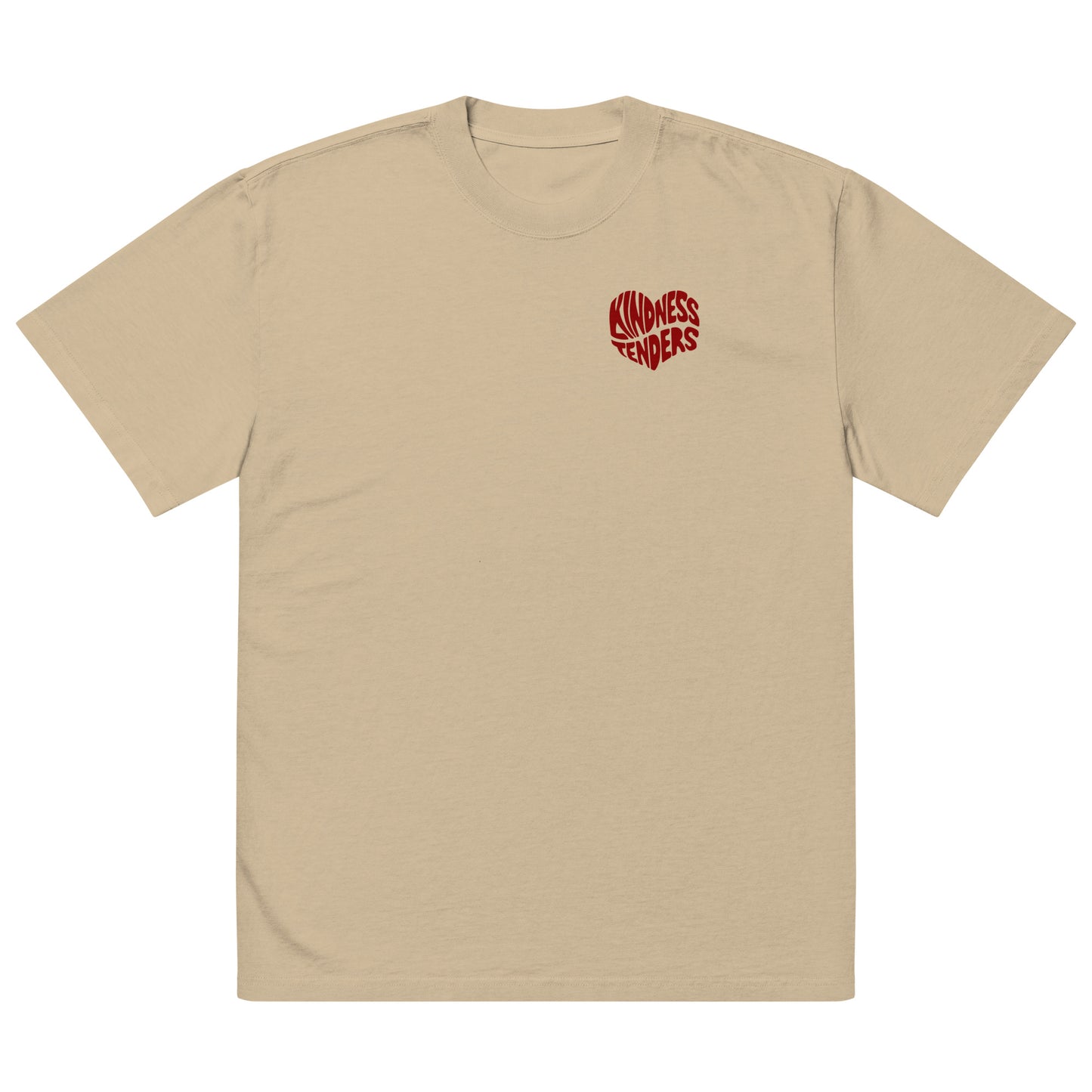 Oversized "kindness tenders" T-shirt