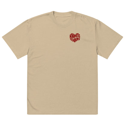 Oversized "kindness tenders" T-shirt