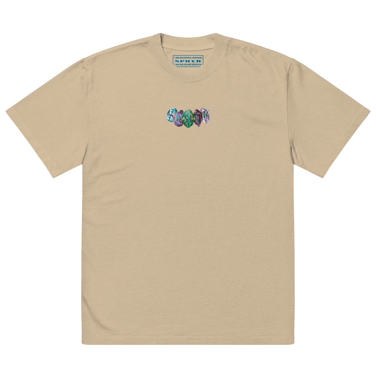 Oversized "I AM" Wisdom T-shirt with affirmations