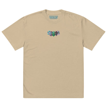 Oversized "I AM" Wisdom T-shirt with affirmations