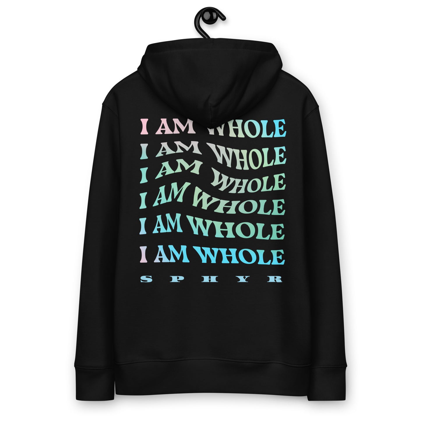 "WHOLY" Embroidery Hoodie
