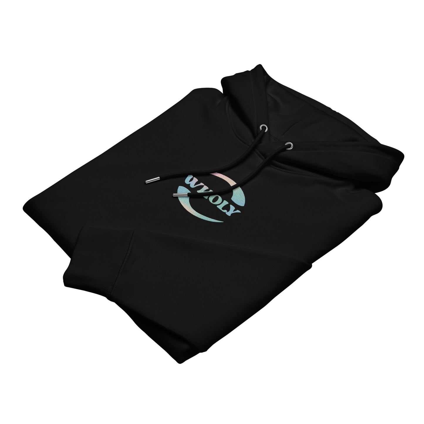 "WHOLY" Embroidery Hoodie
