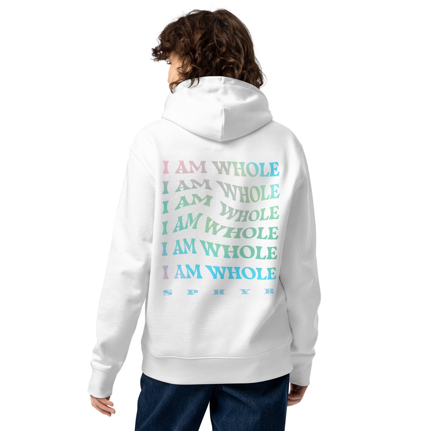 "WHOLY" Embroidery Hoodie