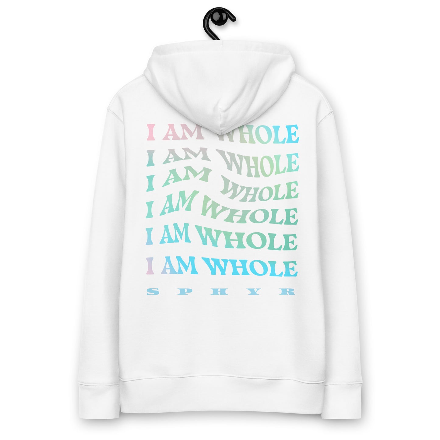 "WHOLY" Embroidery Hoodie