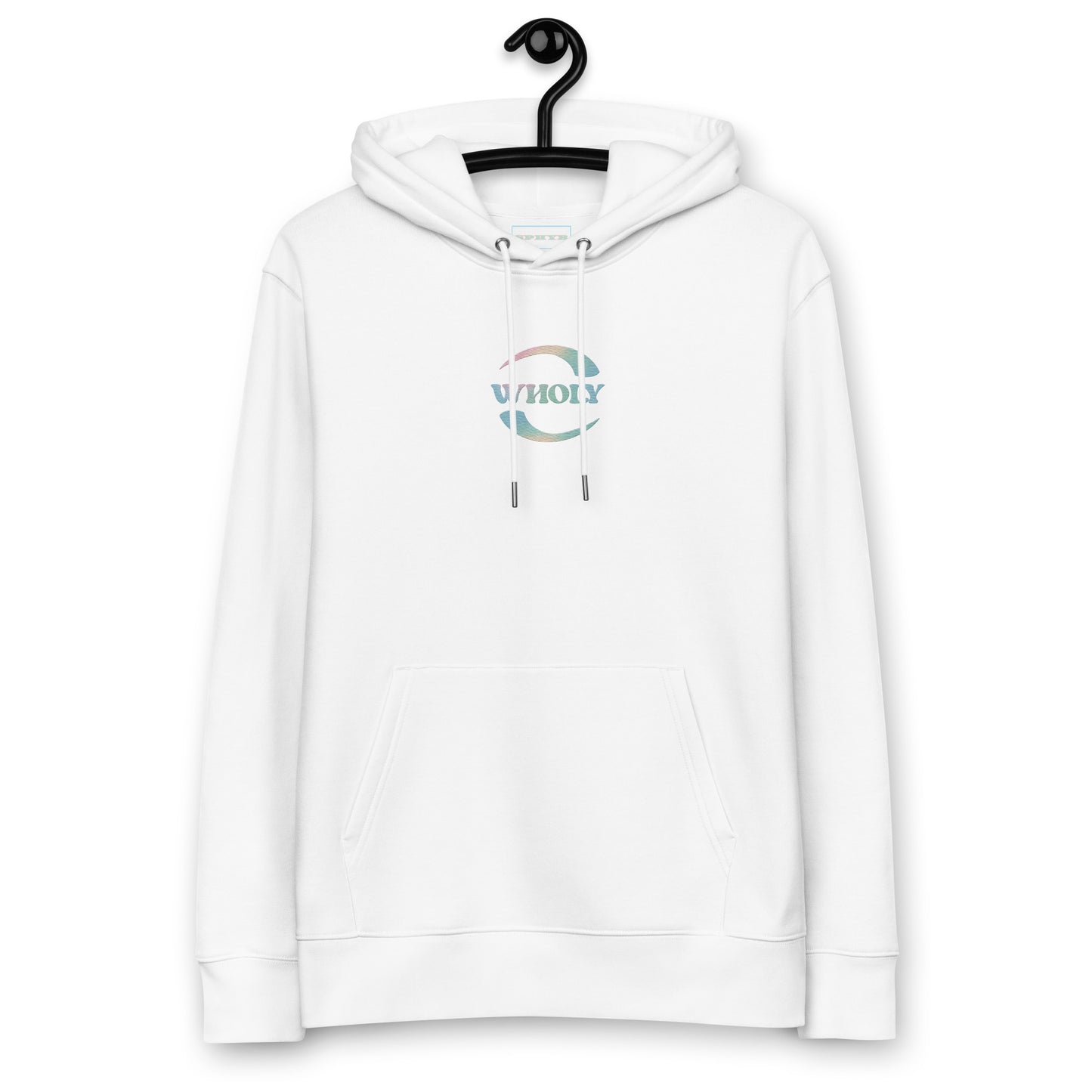 "WHOLY" Embroidery Hoodie