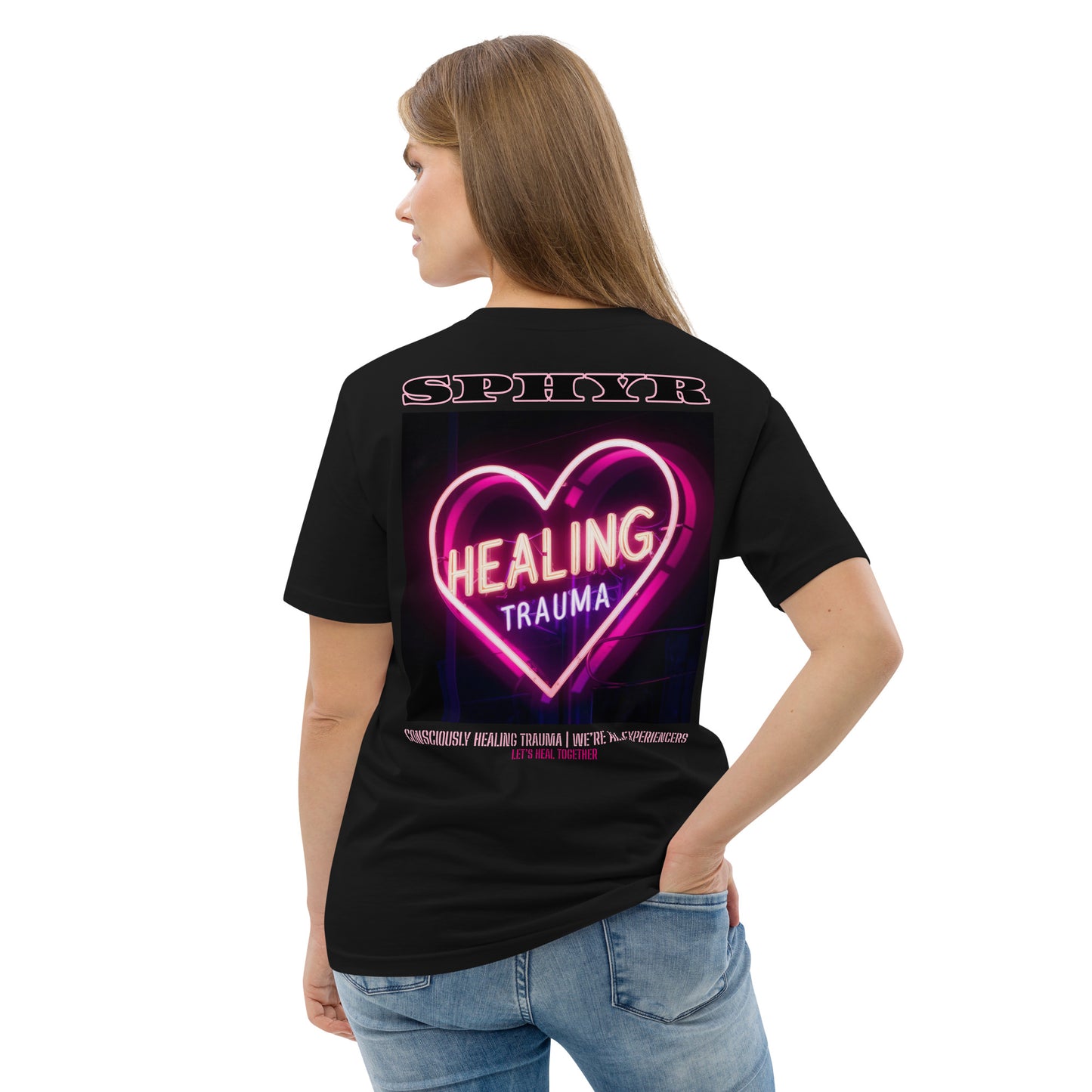 "HEALING TRAUMA" Embroidery T-shirt