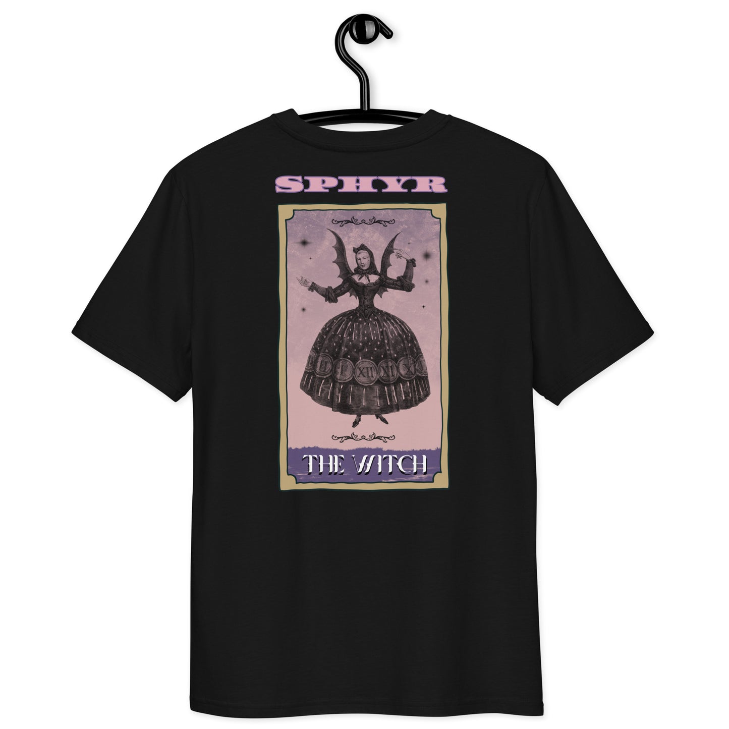 Tarot Card "The Witch" Embroidery T-shirt
