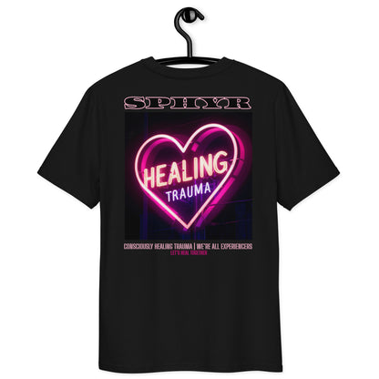 "HEALING TRAUMA" Embroidery T-shirt