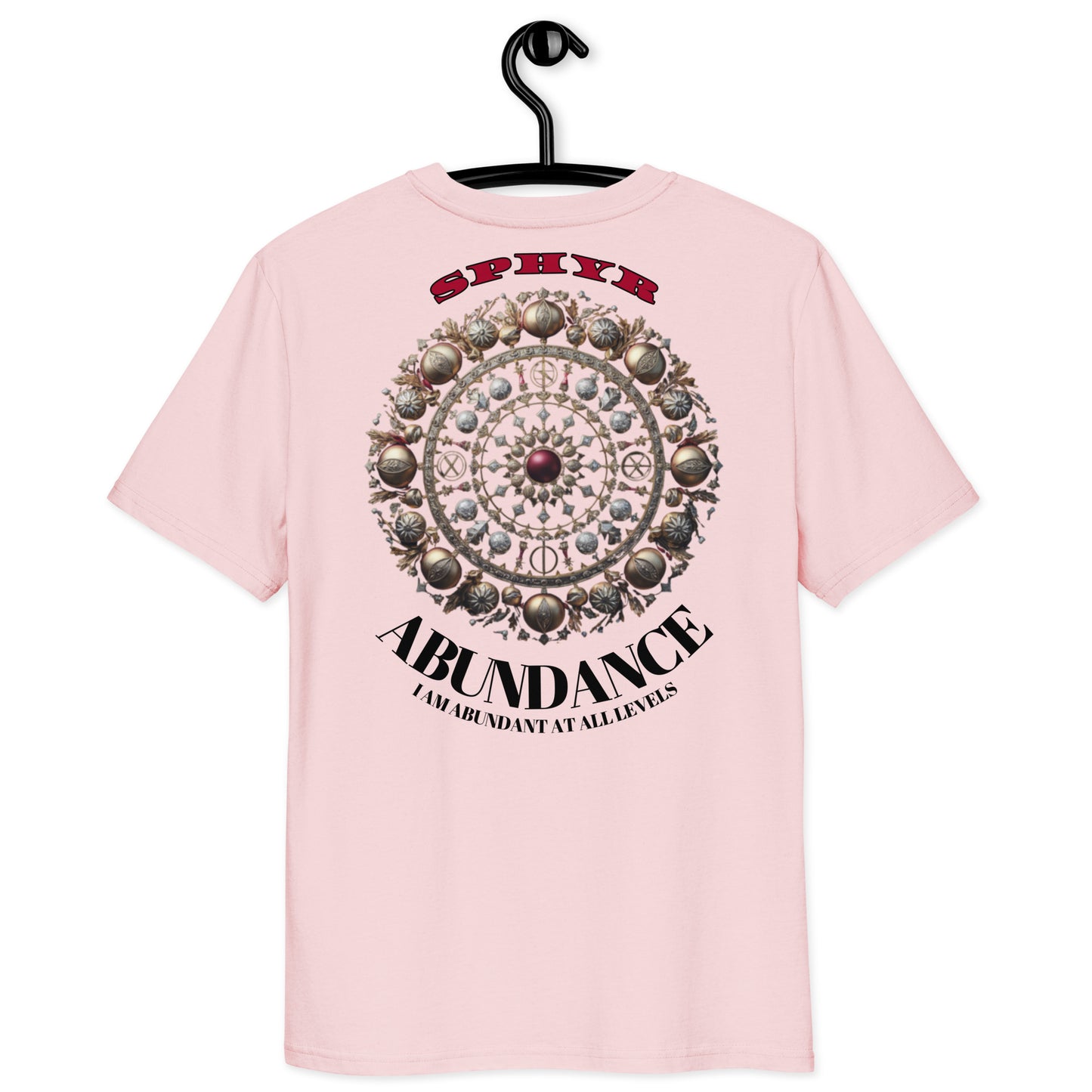 "Abundance" T-shirt with Affirmations