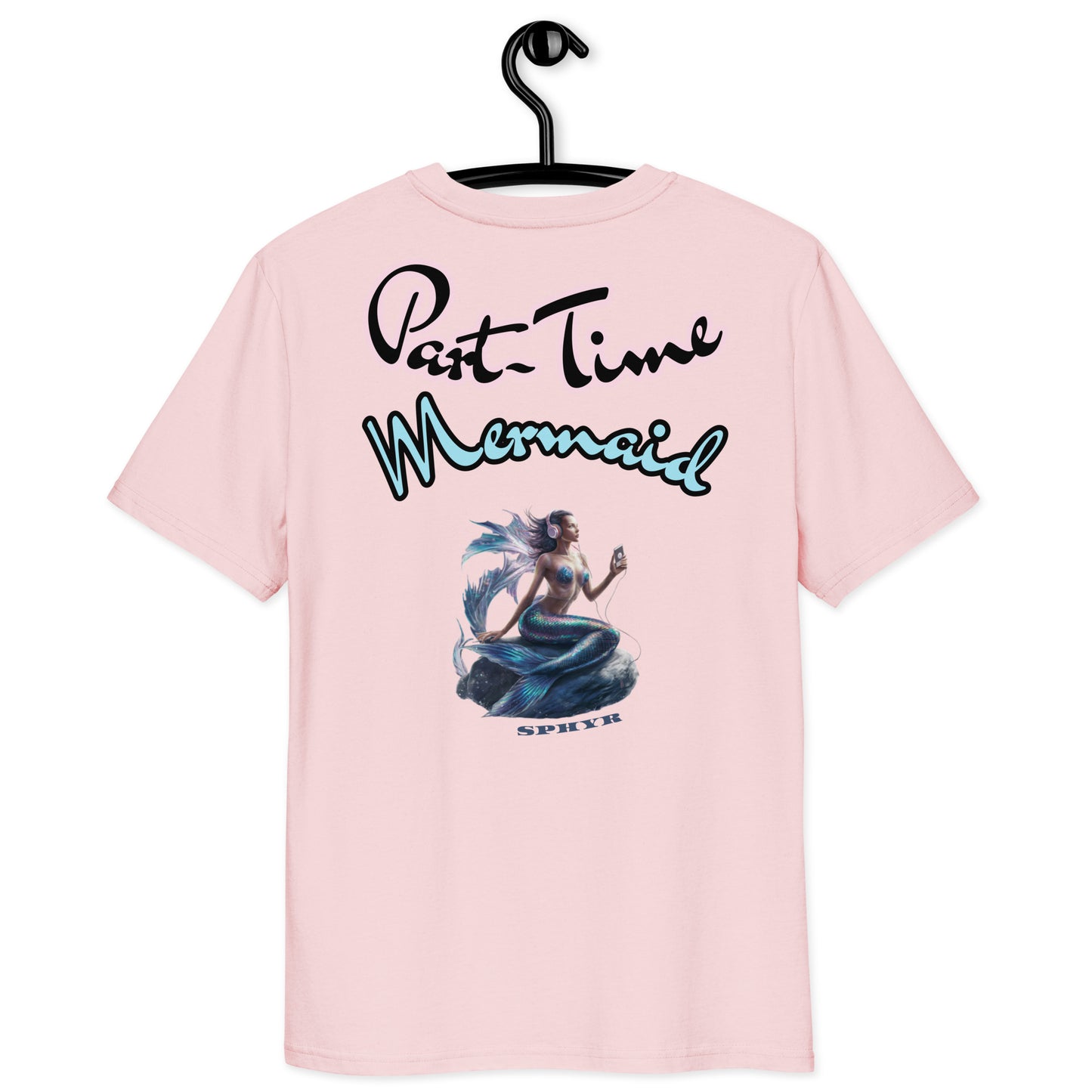 "Part-Time Mermaid" Embroidery T-shirt
