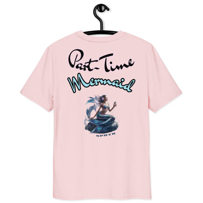 "Part-Time Mermaid" Embroidery T-shirt