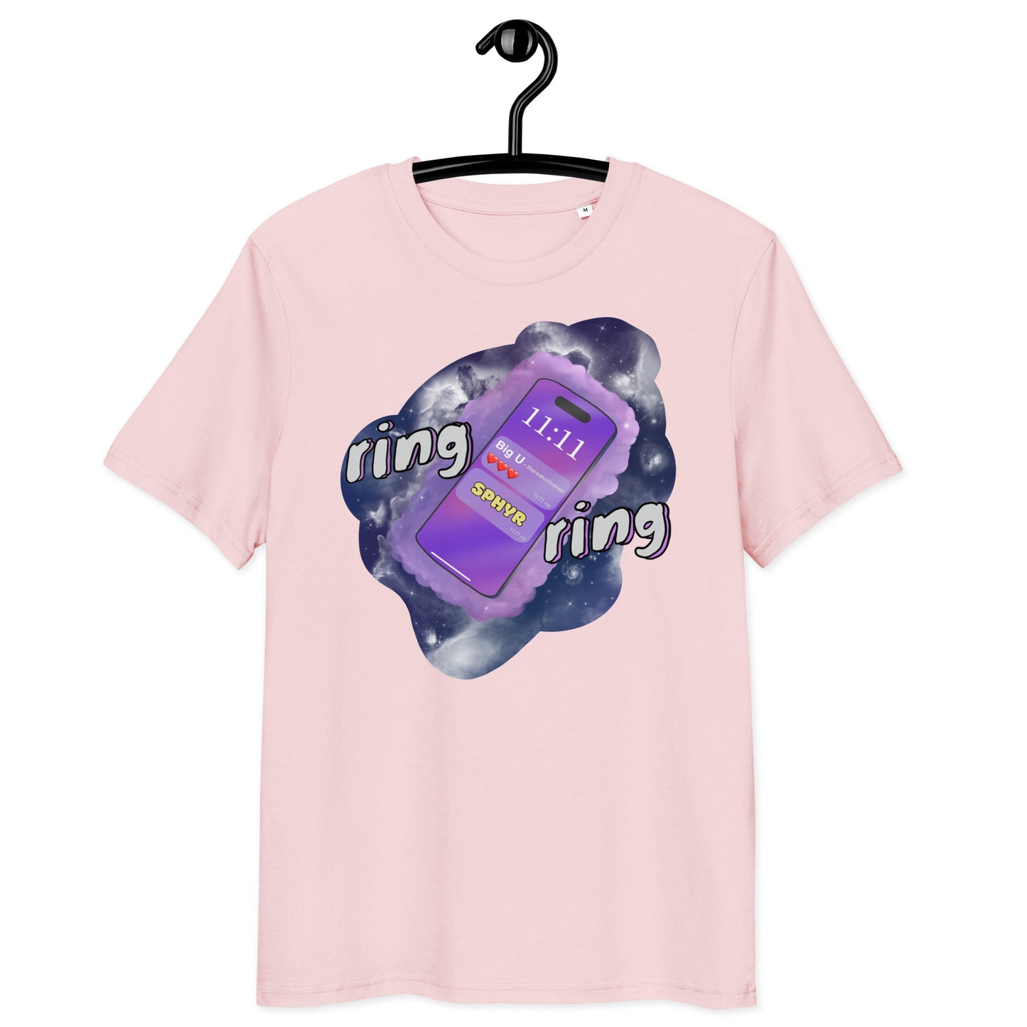 "Ring Ring" T-shirt with Affirmations
