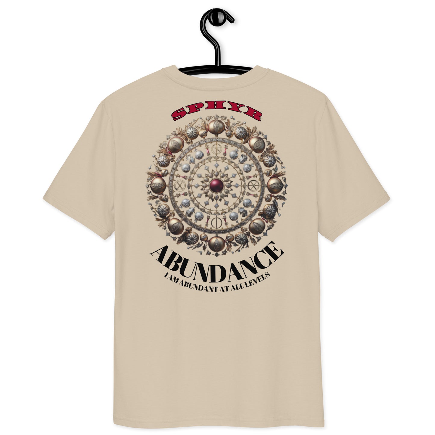 "Abundance" T-shirt with Affirmations