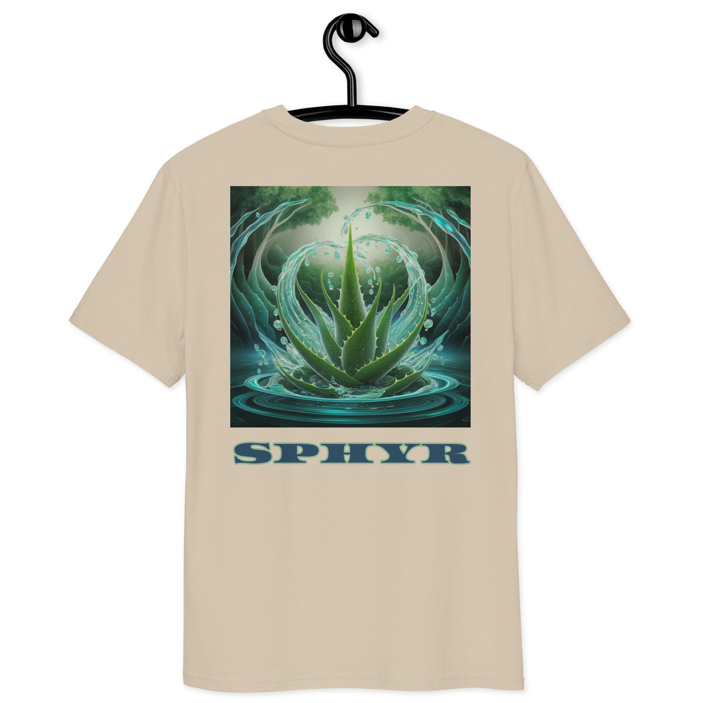 "aloe you vera much"Print T-shirt