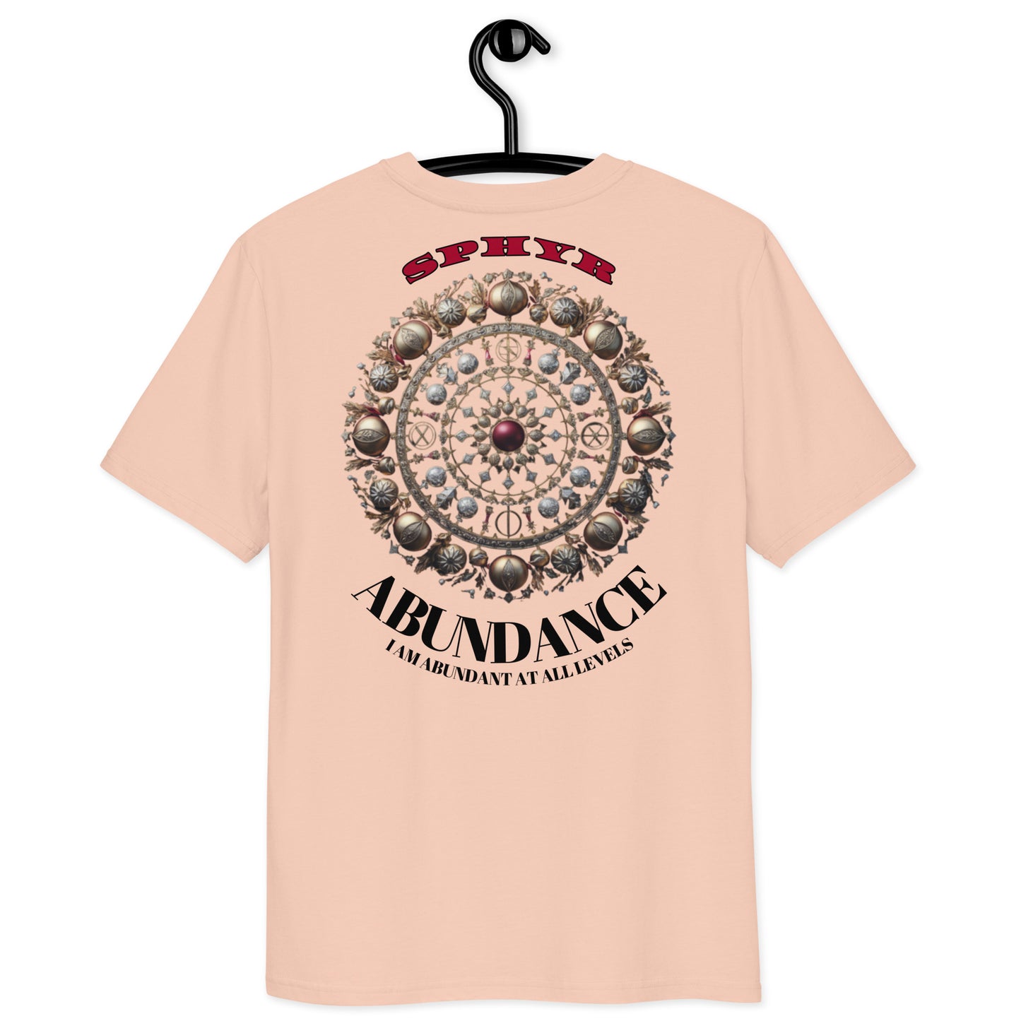 "Abundance" T-shirt with Affirmations