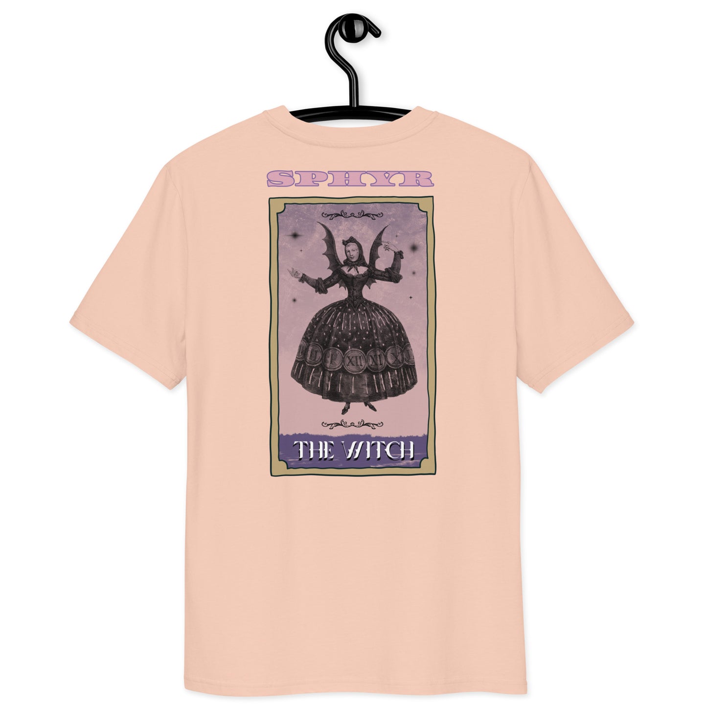Tarot Card "The Witch" Embroidery T-shirt