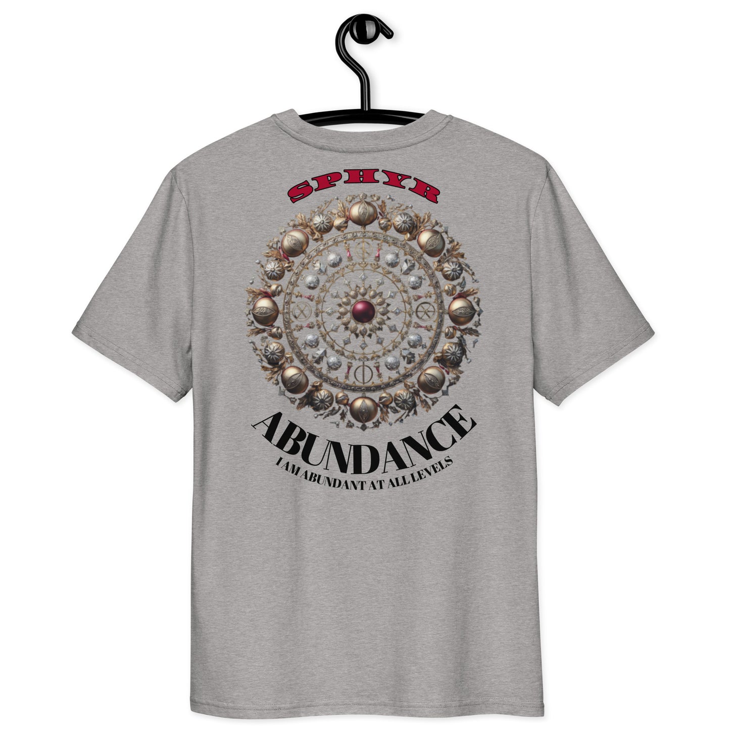 "Abundance" T-shirt with Affirmations
