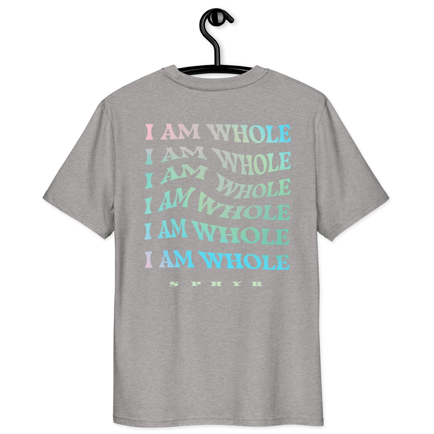 "Wholy" T-Shirt with affirmations