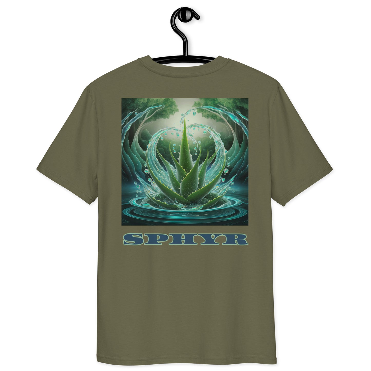 "aloe you vera much"Print T-shirt