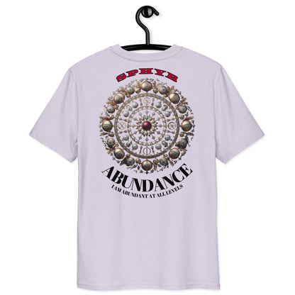 "Abundance" T-shirt with Affirmations