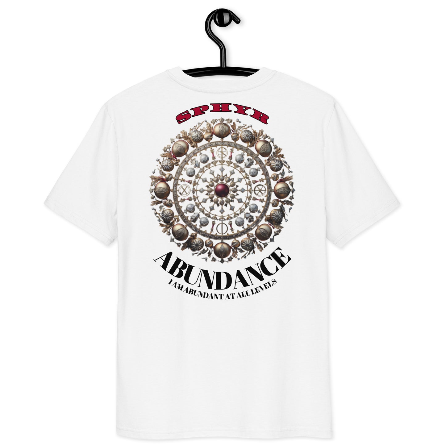 "Abundance" T-shirt with Affirmations